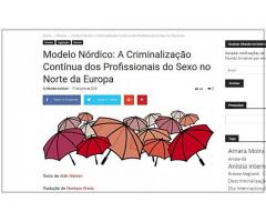 PELA REGULAMENTAÇAO E PROFISSIONALIZAÇÃO DO TRABALHO SEXUAL !